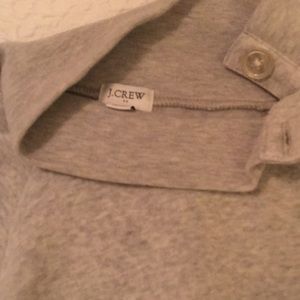 J Crew grey sweatshirt top- super cute- sz sm